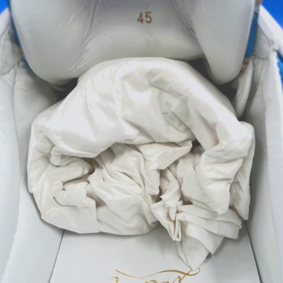 Christian Louboutin Louis Junior Spikes Odissey Greek Islands Print Size 45 NEW - Picture 10 of 12